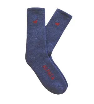 Alpaca Socks - Everest Outdoor Unisex Baby Alpaca Socks in Medium, Large: Denim