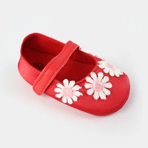 Baby Girls Shoes C-466-Red