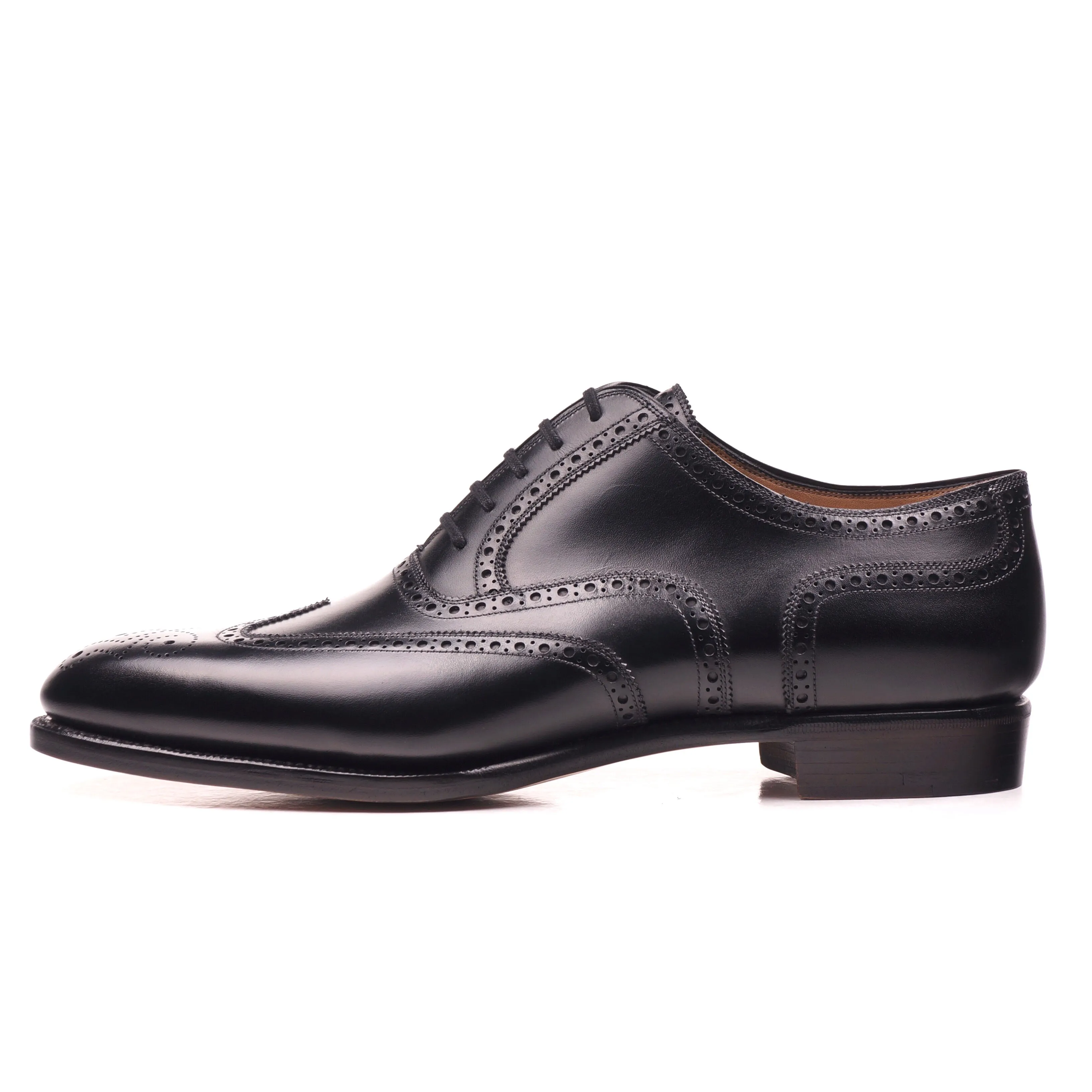 Black Calf Brogue Oxfords