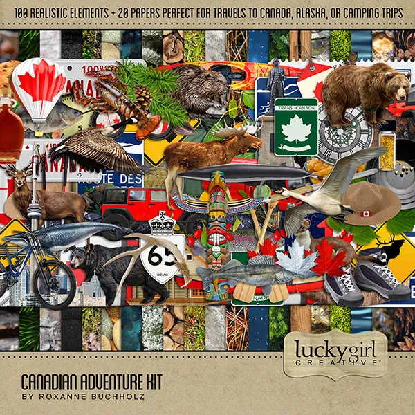 Canadian Adventure Digital Scrapbook Bundle