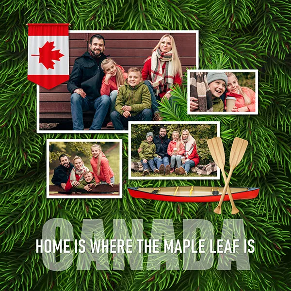 Canadian Adventure Digital Scrapbook Kit