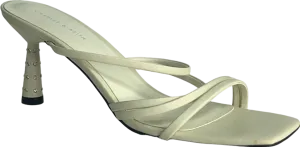 Charles & Keith White Strappy Heeled Sandals UK 6