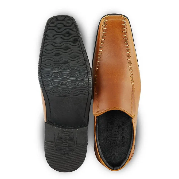 City Oxford Executive Flat Thread Classy Oil Tanned Toffee Tan