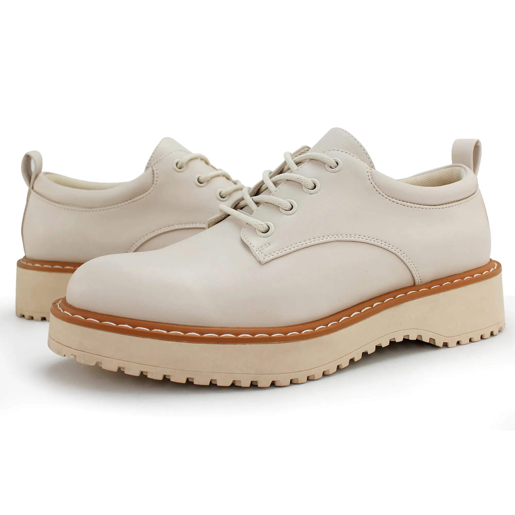 Hawkwell Women's Lace-Up Platform Oxford Shoes