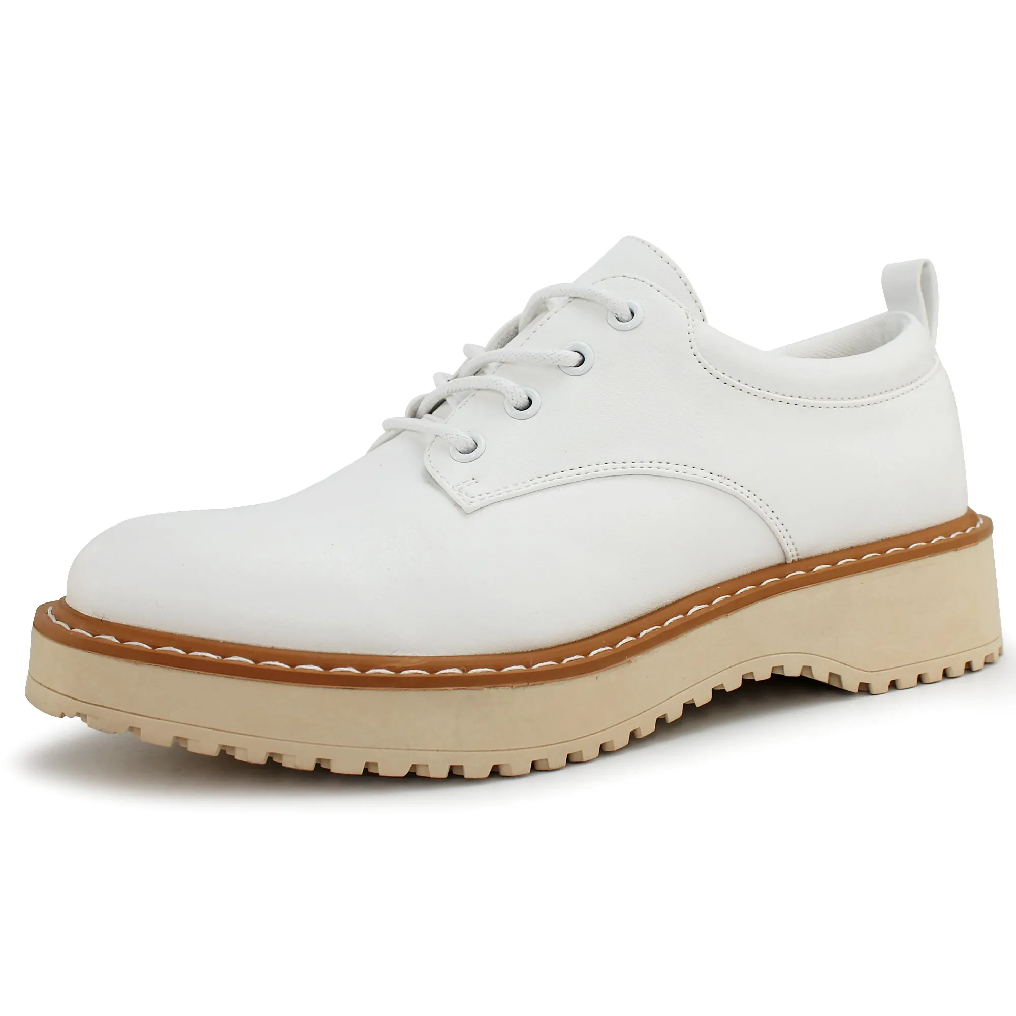 Hawkwell Women's Lace-Up Platform Oxford Shoes