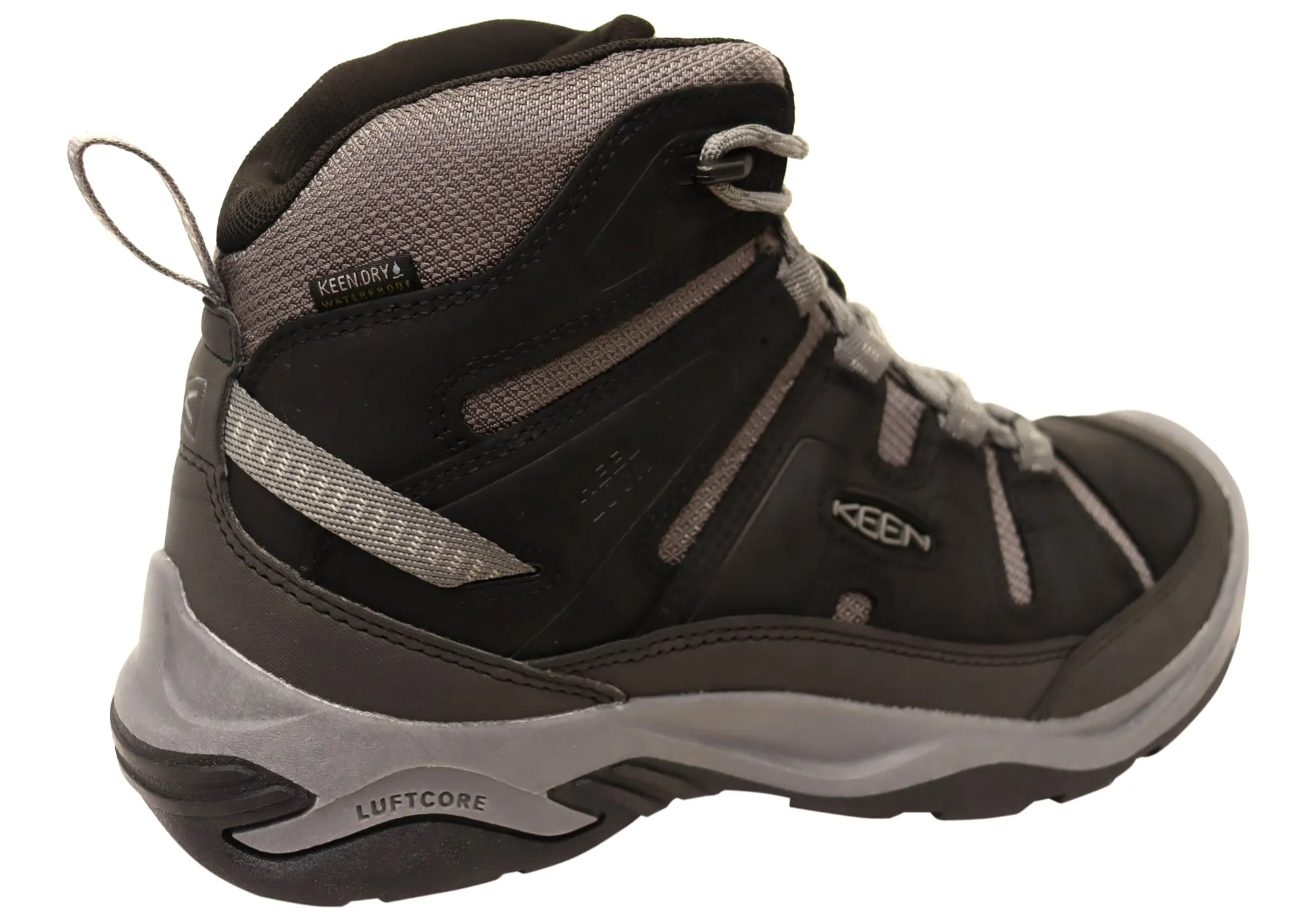 Keen Circadia Mid Waterproof Mens Leather Wide Fit Hiking Boots