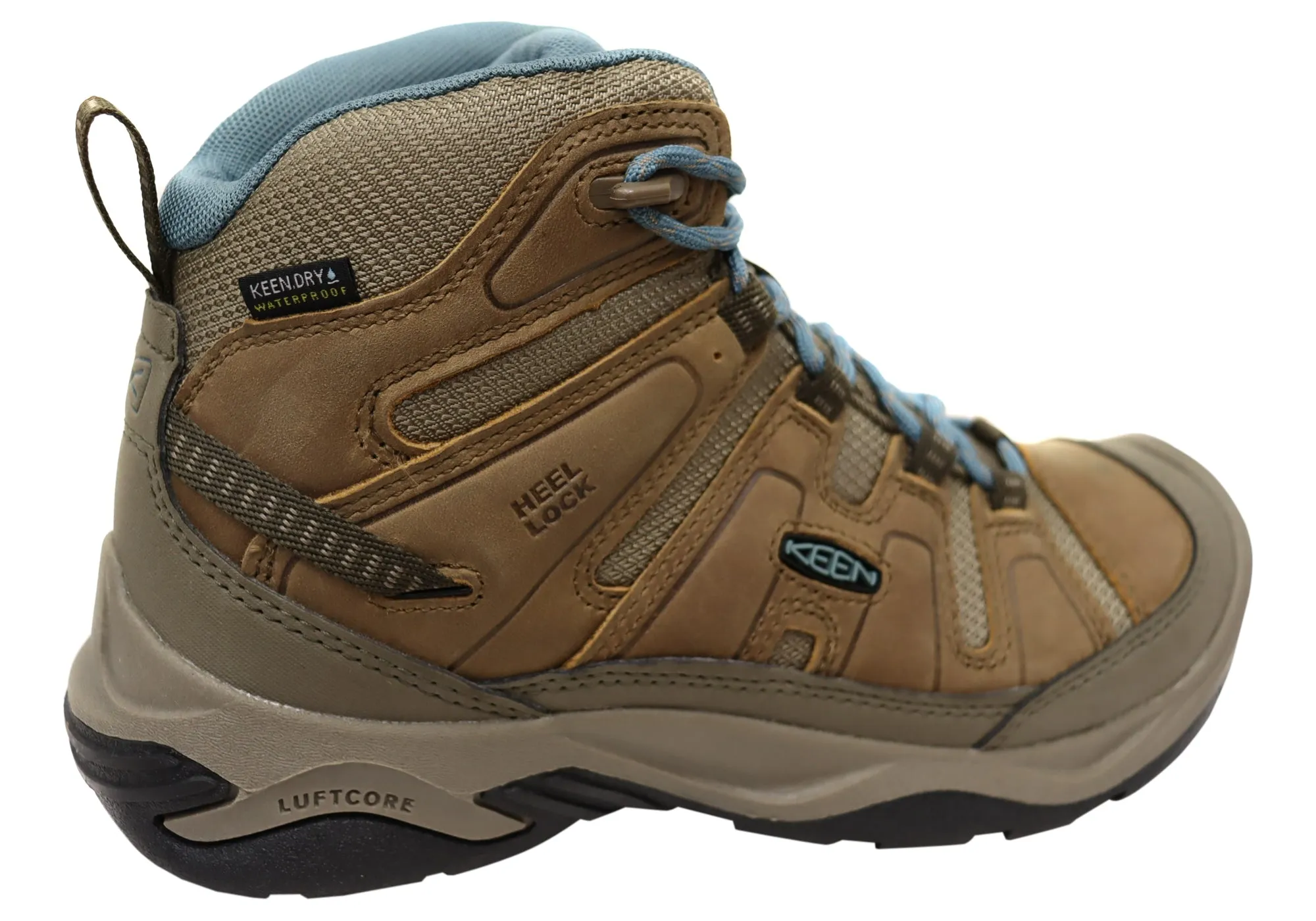 Keen Circadia Mid Waterproof Womens Leather Wide Fit Hiking Boots