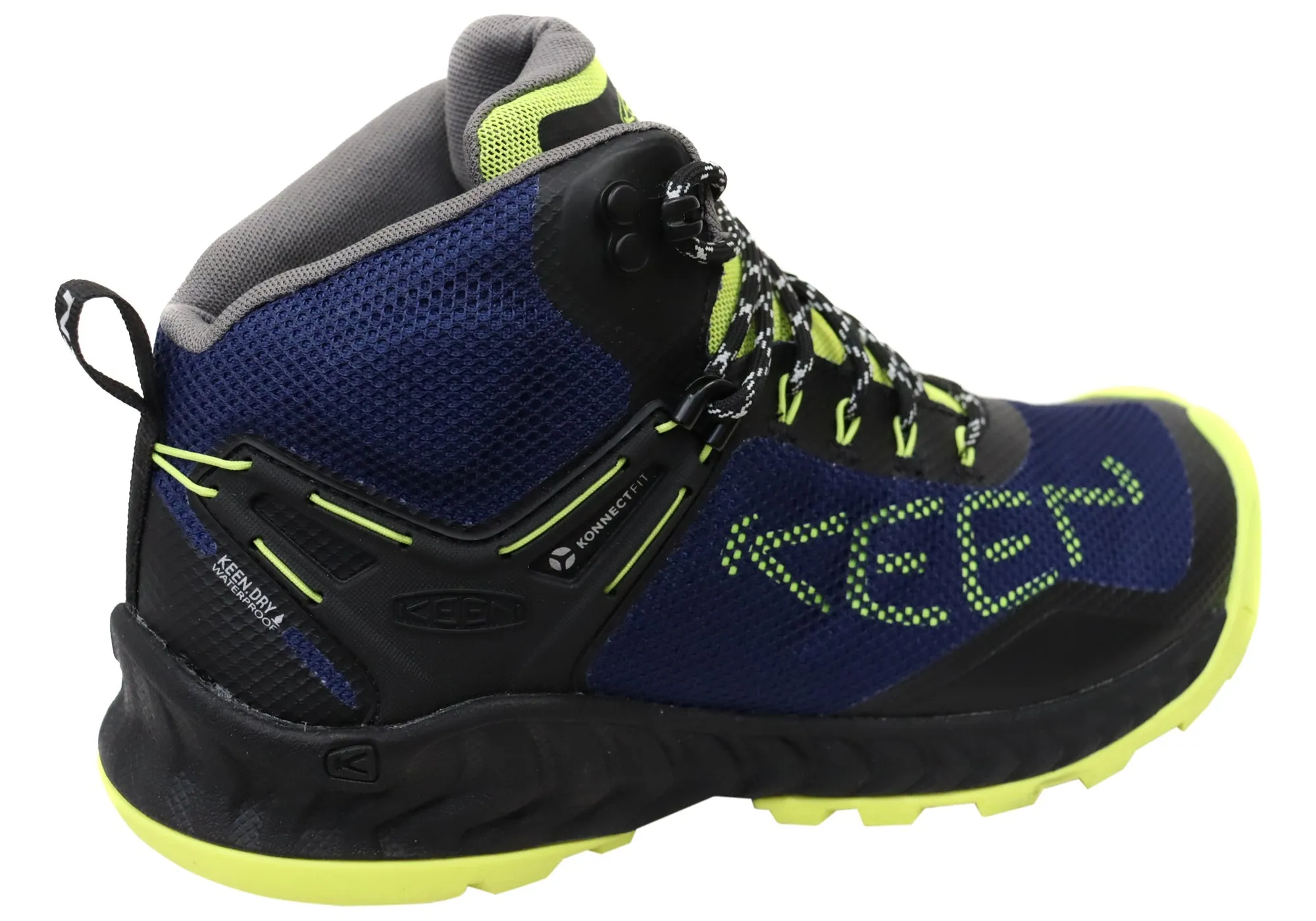 Keen Mens Comfortable Lace Up NXIS EVO Mid Waterproof Boots