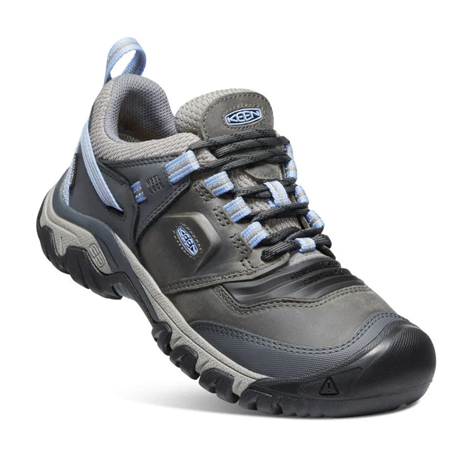 Keen Ridge Flex Waterproof Hiking Shoe (Women) - Steel Grey/Hydrangea