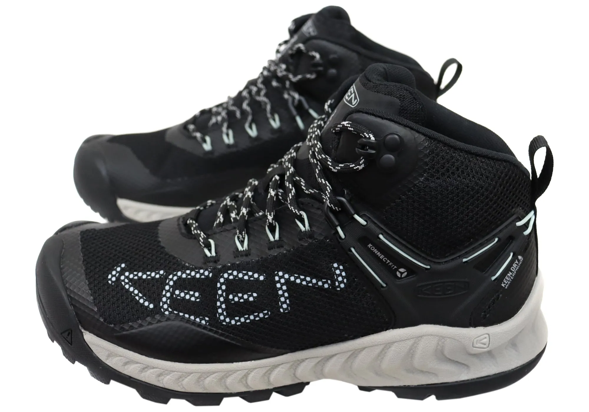 Keen Womens Comfortable Lace Up NXIS EVO Mid Waterproof Boots