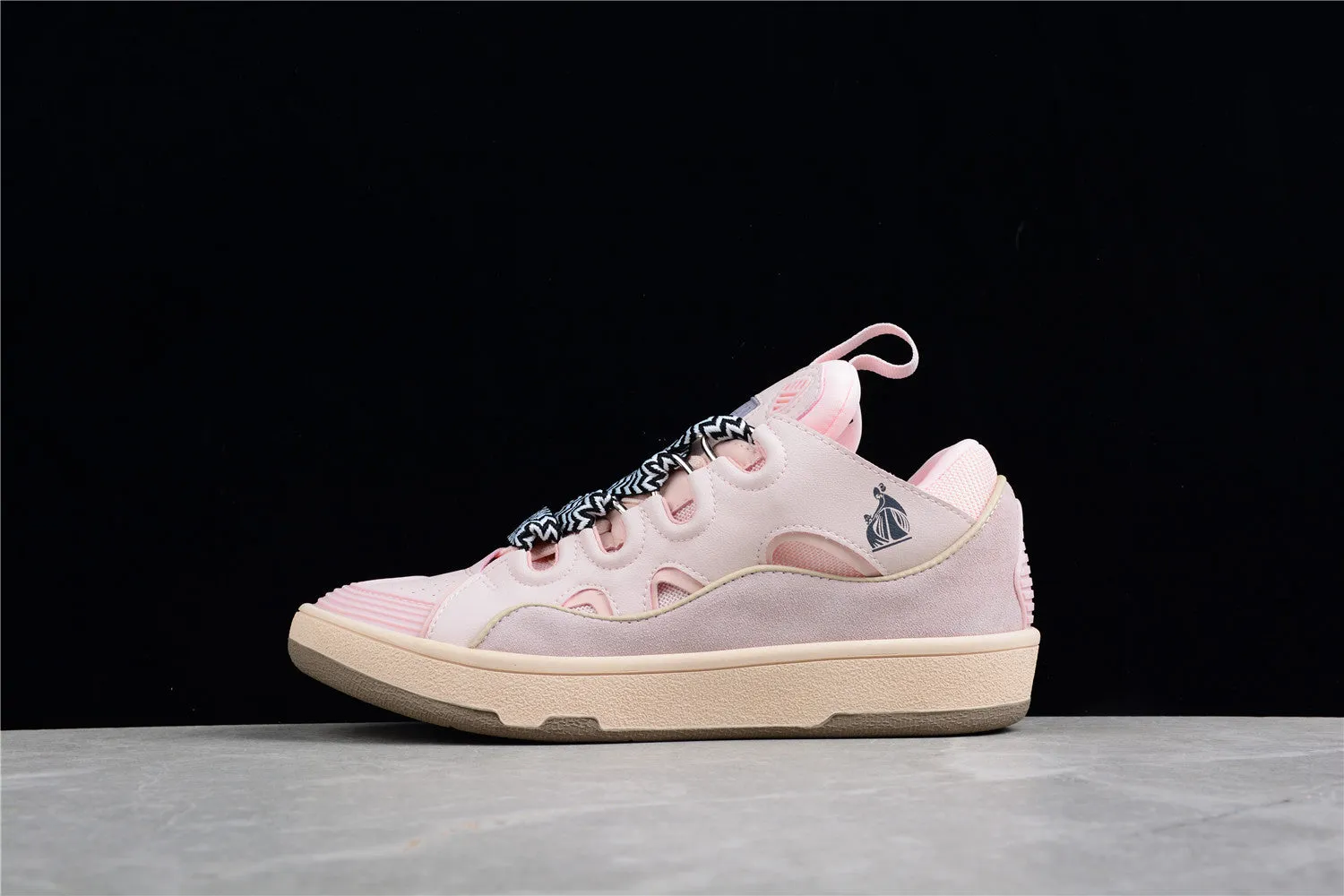 Lanvin Curb Sneakers "Blush Pink"