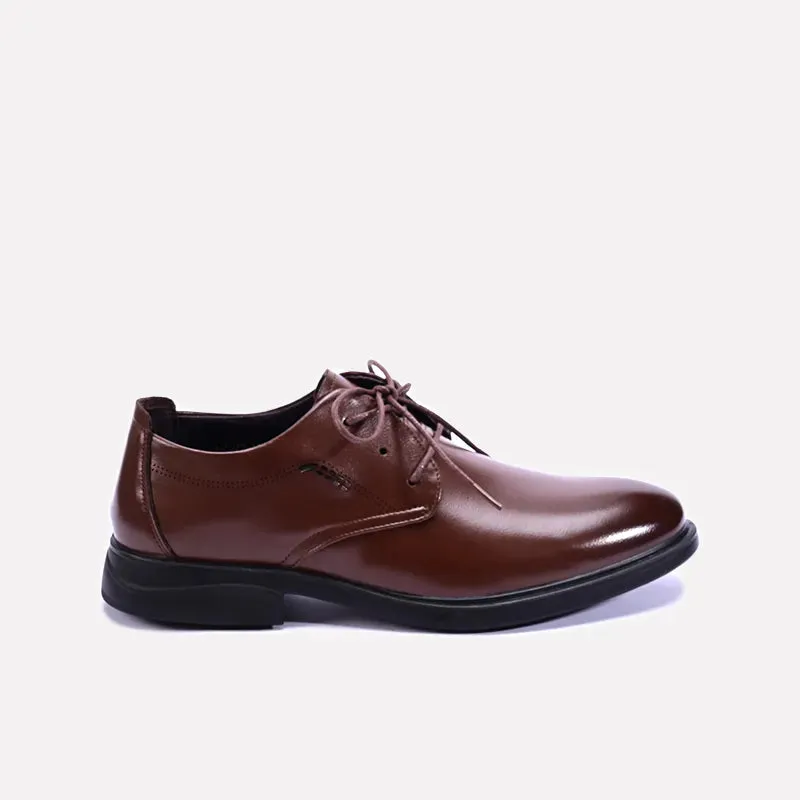 Lincoln Brown Derby Dress Shoes 0111288