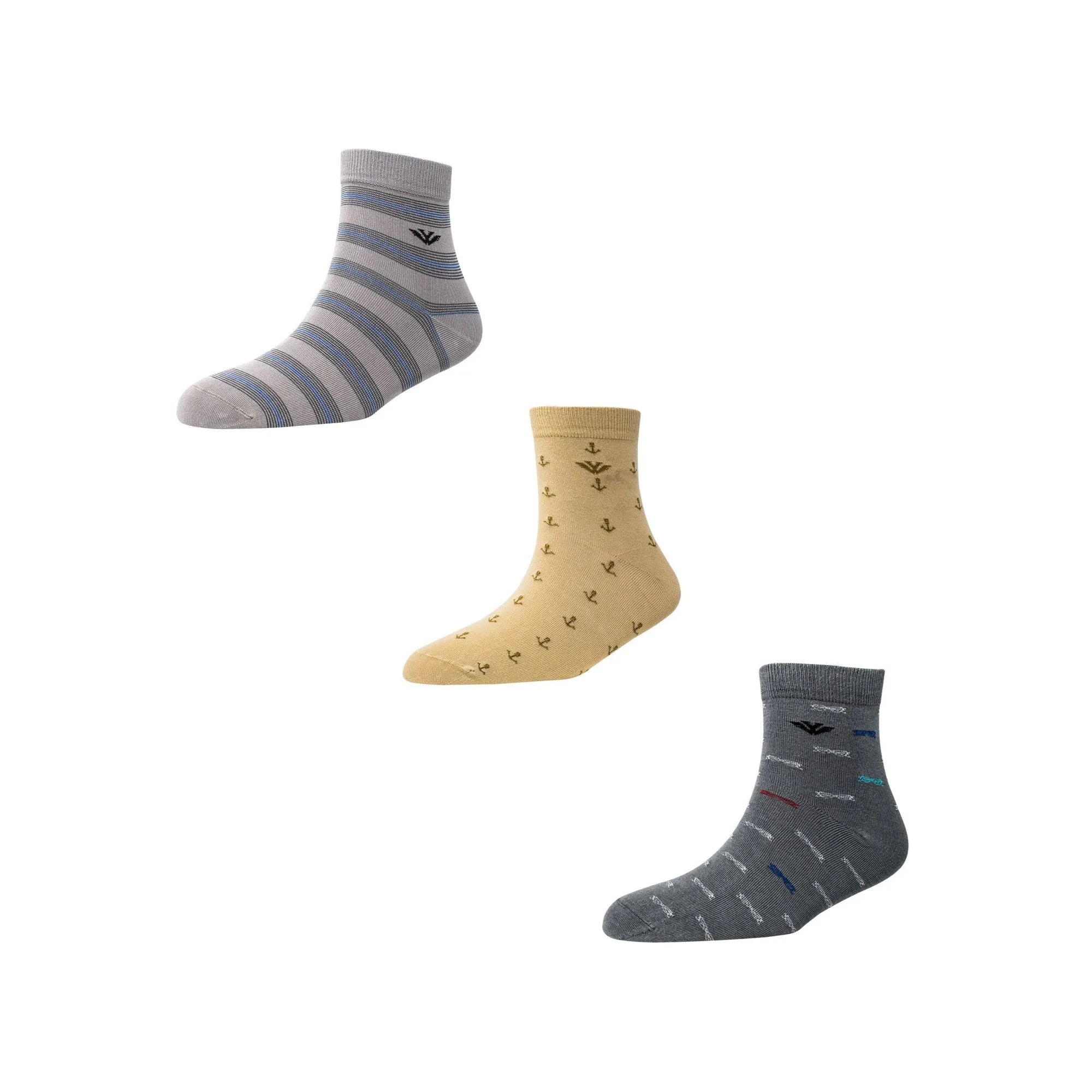 Men's AL023 Pack of 3 Ankle Socks