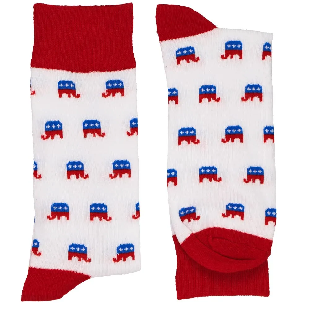 Men's Republican Elephant Socks