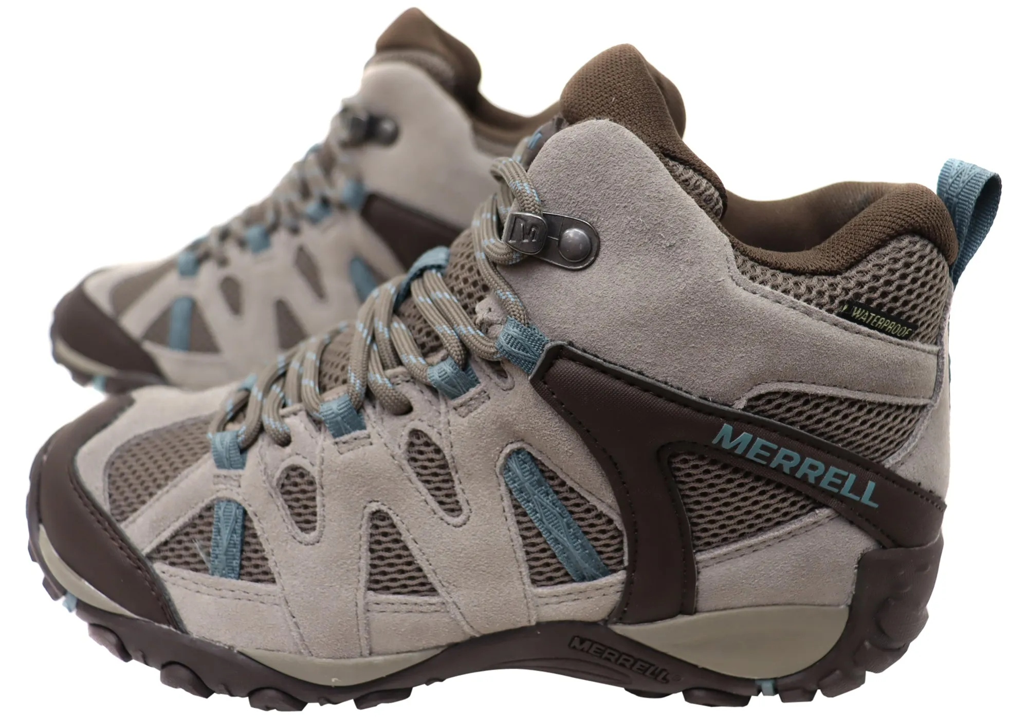 Merrell Womens Deverta 2 Mid Waterproof Comfort Leather Hiking Boots