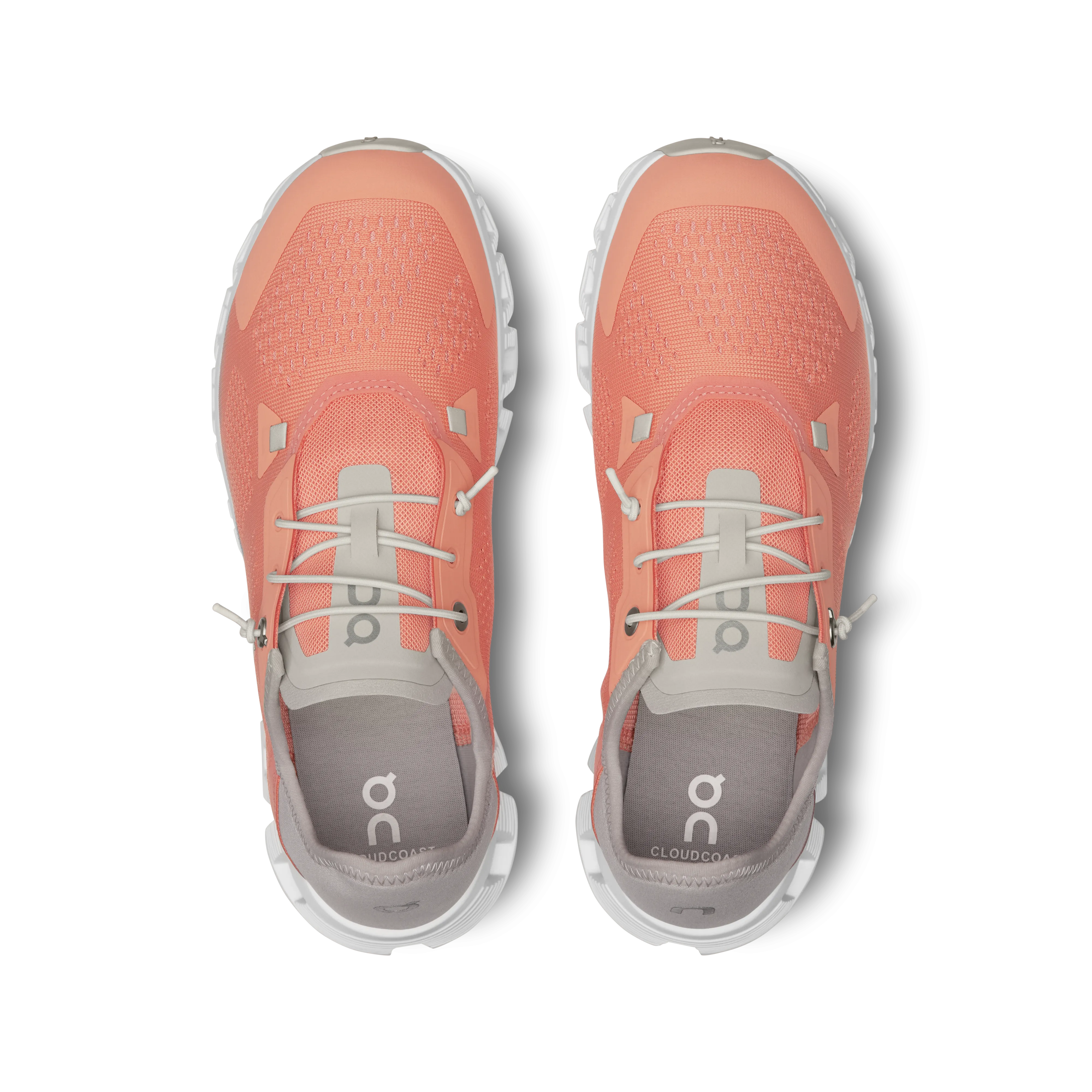 On Running Women's Cloud 5 Coast Shoes - Flamingo / Pearl