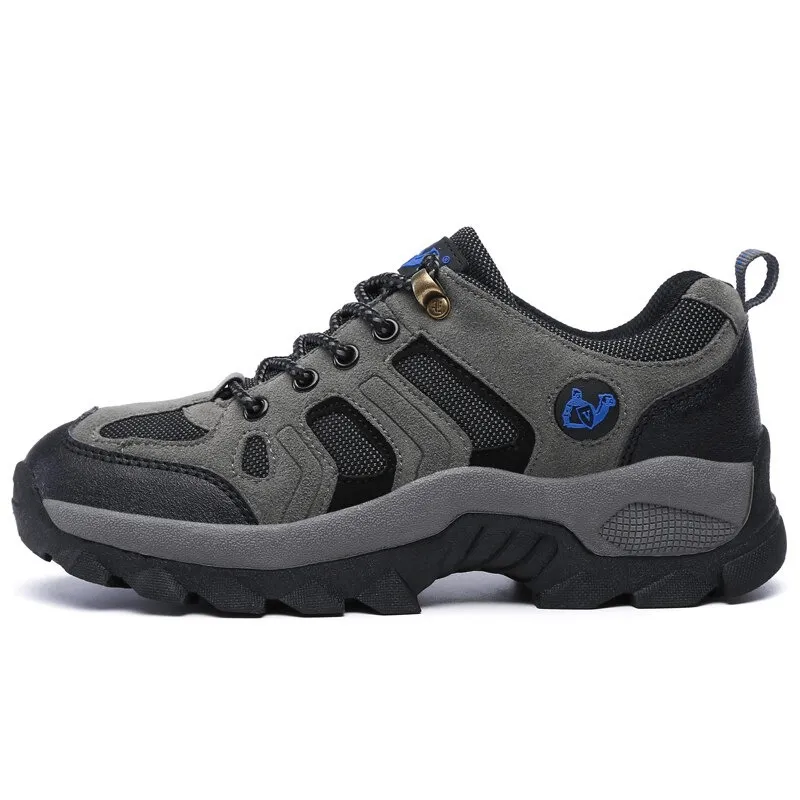 Outdoor Round-Toe Lace-Up Trekking Shoes For Men - SF0701