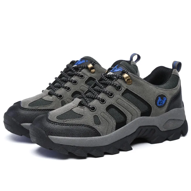 Outdoor Round-Toe Lace-Up Trekking Shoes For Men - SF0701