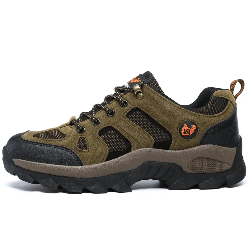 Outdoor Round-Toe Lace-Up Trekking Shoes For Men - SF0701