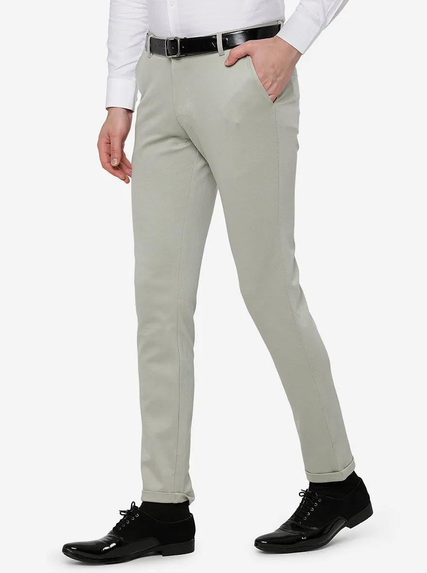 Pista Green Solid Slim Fit Club Wear Trouser | JB Studio