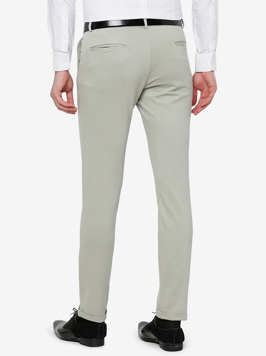 Pista Green Solid Slim Fit Club Wear Trouser | JB Studio