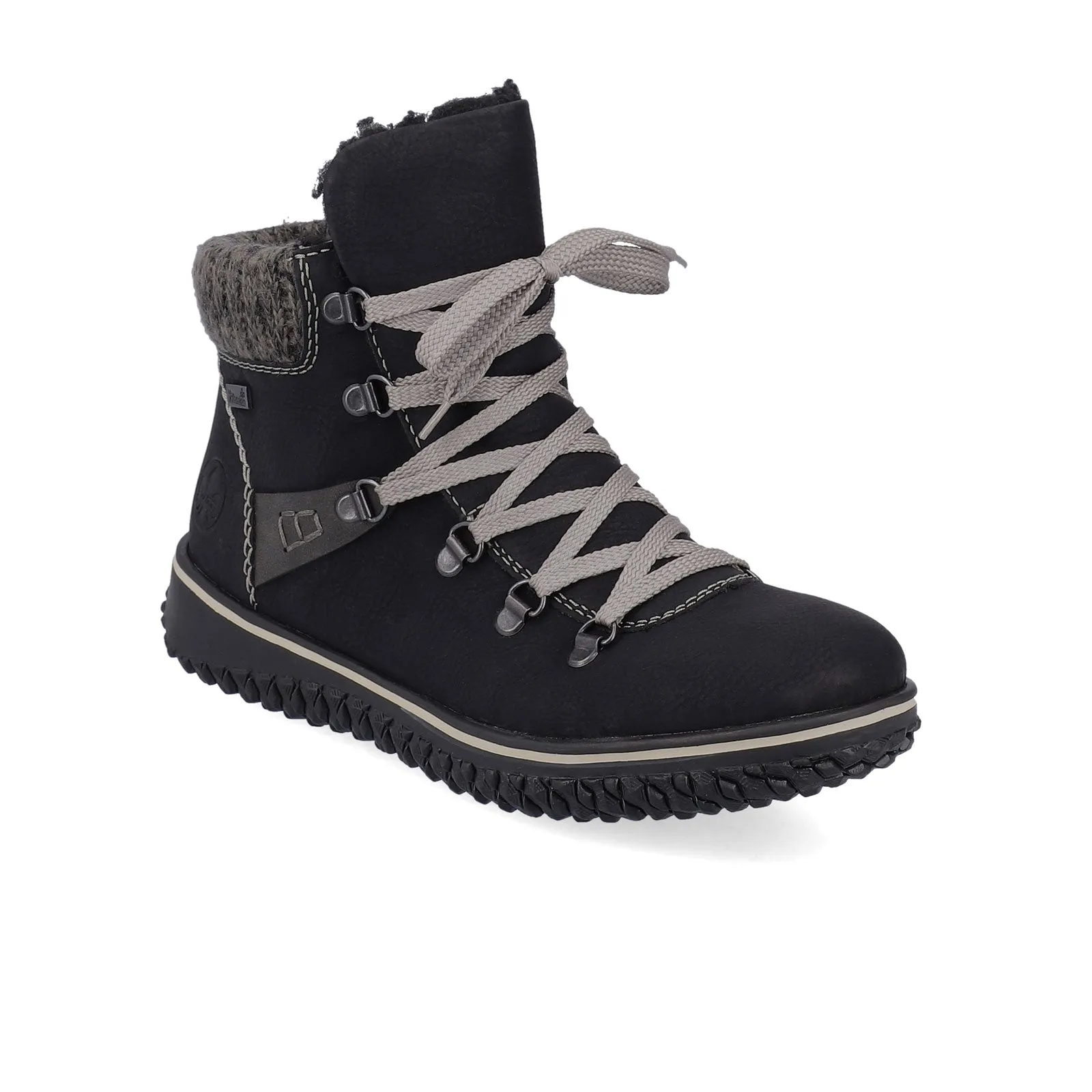 Rieker Z4238-00 Cordula Mid Boot (Women) - Schwarz/Anthrazit/Anthracite