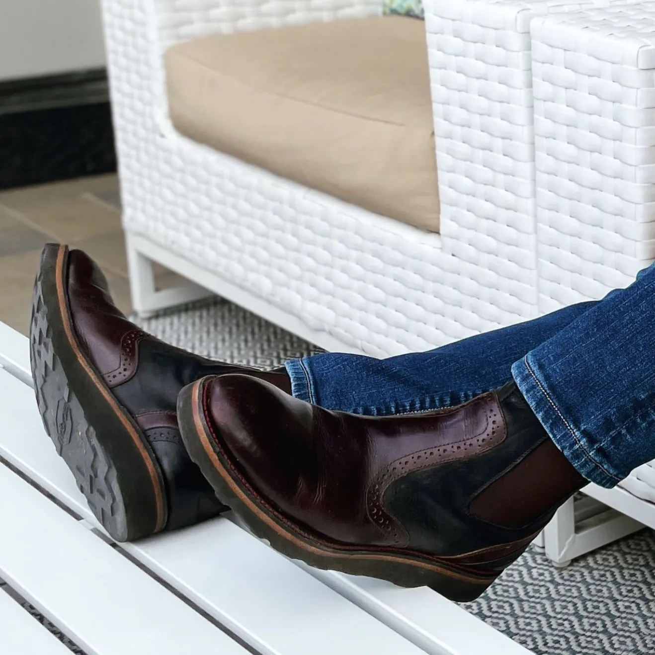 The Limited-Edition Brogue Chelsea Boots